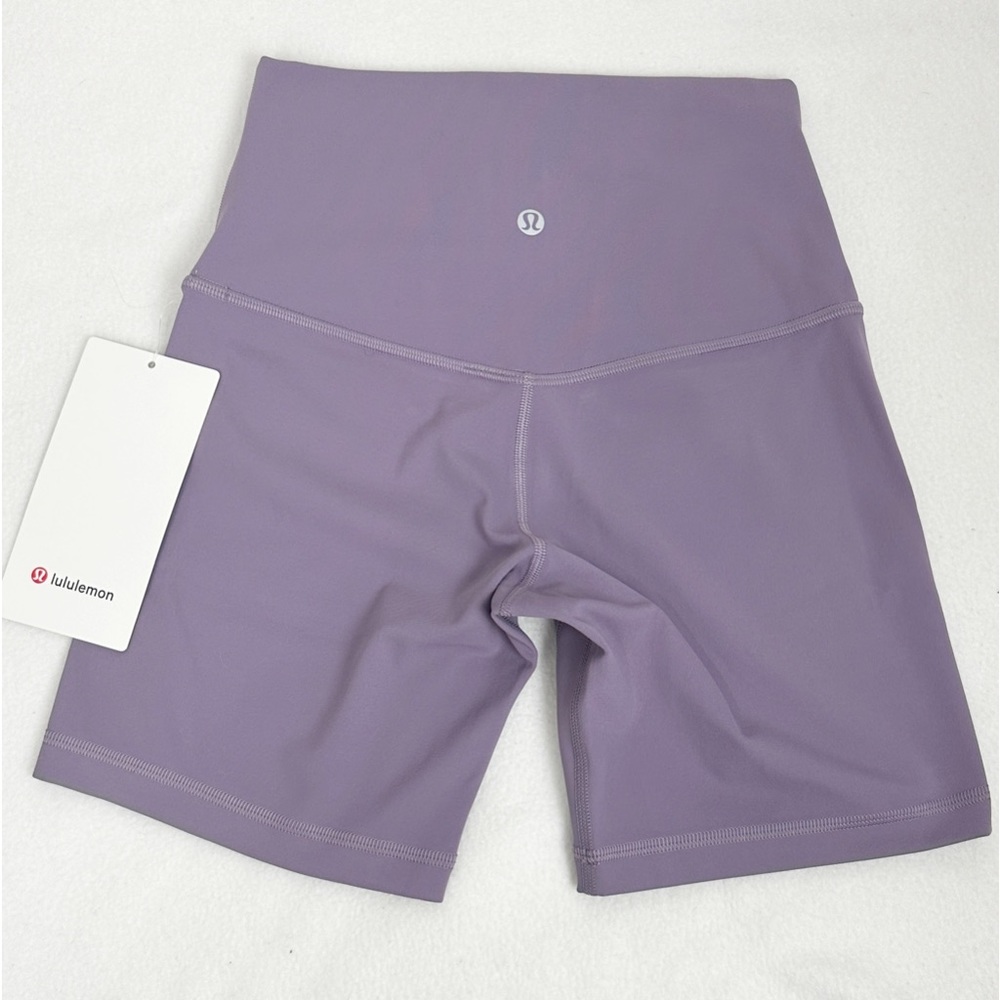 NWT Lululemon Align High Rise Short 6” purple ash  Size 4